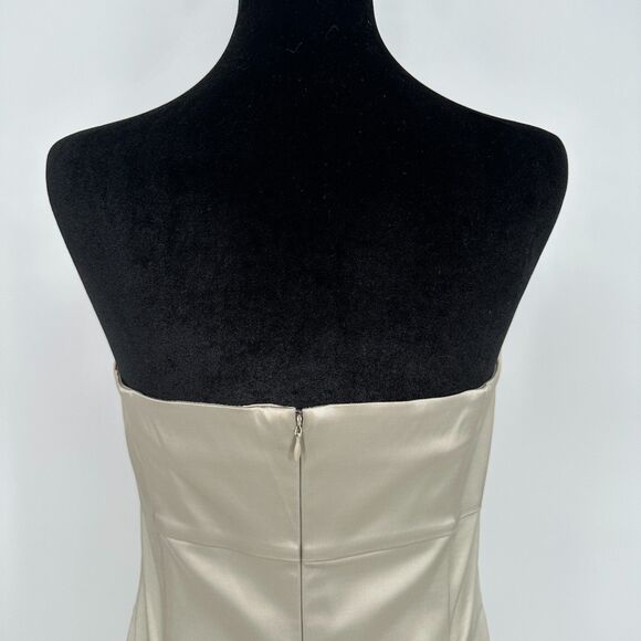 Tahari Womens Strapless Cocktail Dress Size 6 Rhinestones Sequins Party Glam - Picture 10 of 12